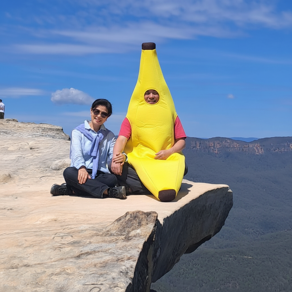 Father and daughter.